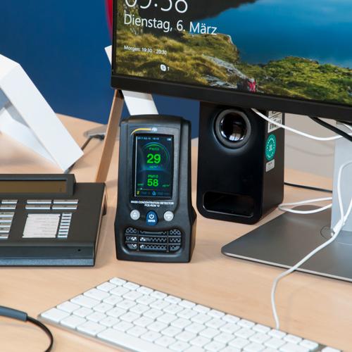 Μετρητής Σκόνης - Ποιότητας Αέρα - PM2.5 / PM10 - Συναγερμός - TVOC - Φορμαλδεΰδης - Datalogger Pce