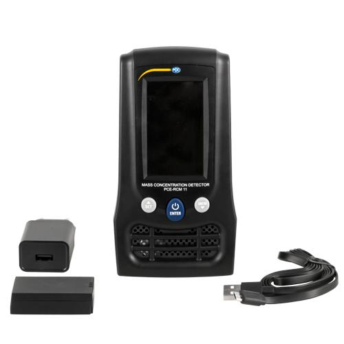 Μετρητής Σκόνης - Ποιότητας Αέρα - PM2.5 / PM10 - Συναγερμός - TVOC - Φορμαλδεΰδης - Datalogger Pce