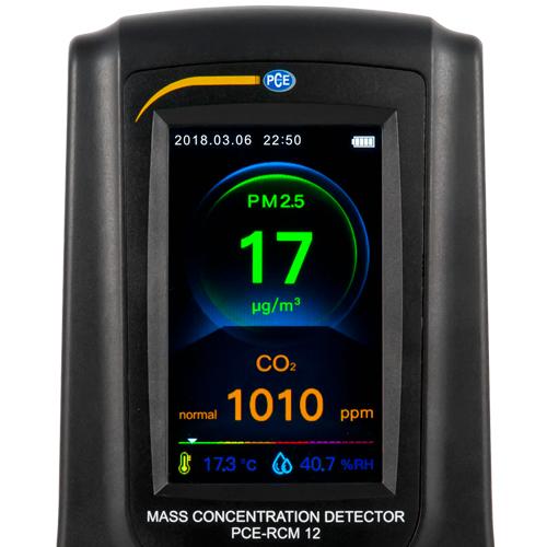 PCE-RCM 12 - Μετρητής Σκόνης - Ποιότητας Αέρα - PM2.5 / PM10  φορμαλδεΰδης CO2 - Datalogger