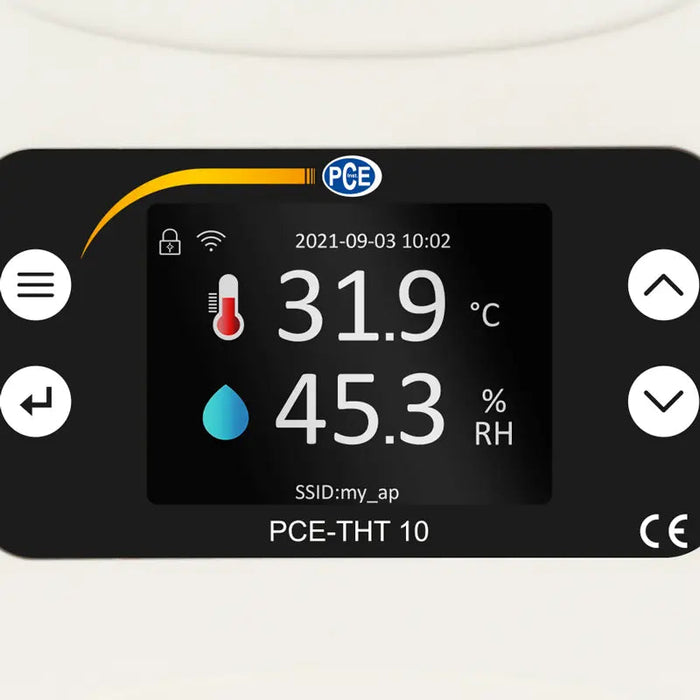 PCE-THT 10 - Υγρασιόμετρο & Θερμόμετρο Τοίχου με σύνδεση WiFi