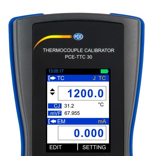 PCE-TTC 30 - Βαθμονομητής θερμοστοιχείων