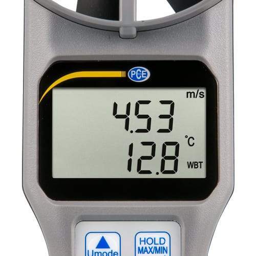 PCE-VA 20 - Ανεμόμετρο - Μετρητής Παροχής Αέρα