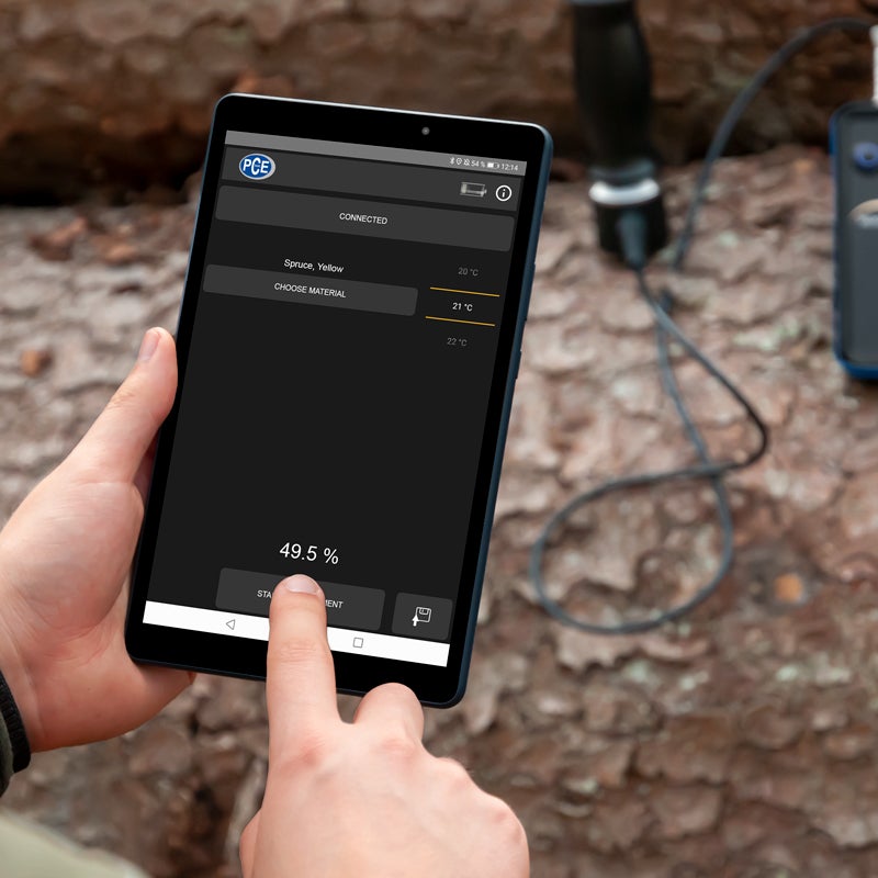 Υγρασιόμετρο Ξύλου με κρουστικό έμβολο με ακίδες Pce