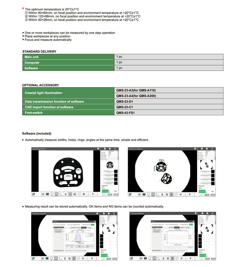 Σύστημα Ταχειας Μέτρησης (WITHOUT STICHING) Insize