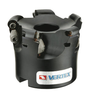 Φρεζοκεφαλή Vertex RM-5R μαύρη, με στρογγυλά πλακίδια κοπής και κεντρική οπή στερέωσης