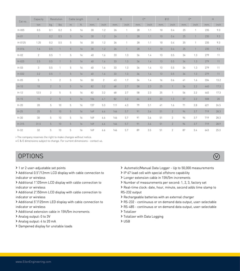 Γερανοζυγός εώς 30 τόνους  με αποσπώμενη οθόνη Eilon