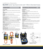 Δυναμόμετρο εώς 300 τόνους με αποσπώμενη οθόνη (Display) Eilon