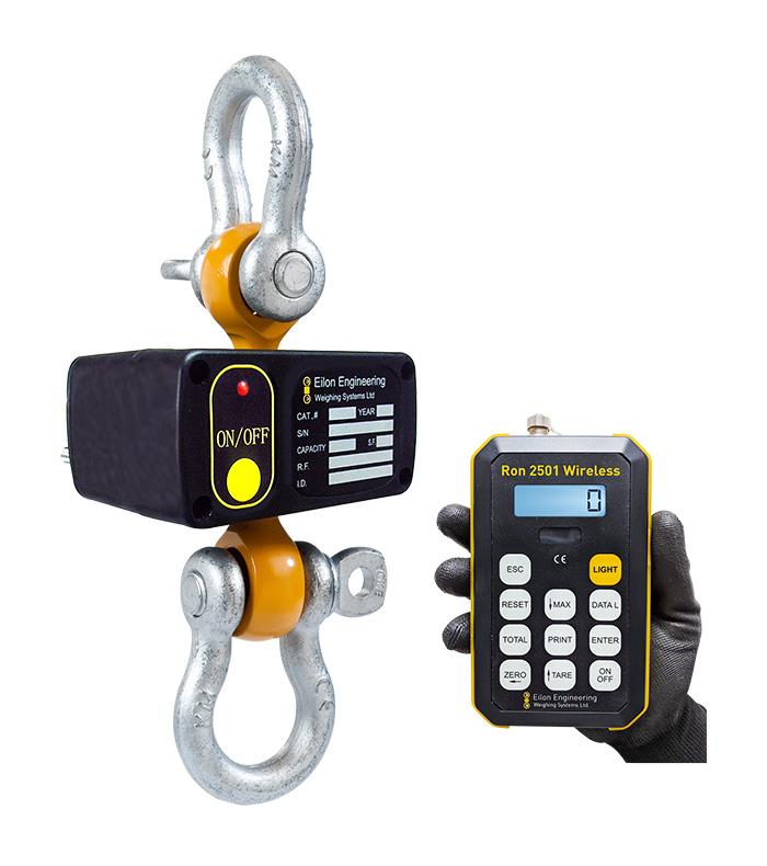 Δυναμόμετρο IP67 με τηλεχειριστήριο εώς 300 τόνους Eilon
