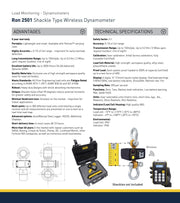 Δυναμόμετρο IP67 με τηλεχειριστήριο εώς 300 τόνους Eilon