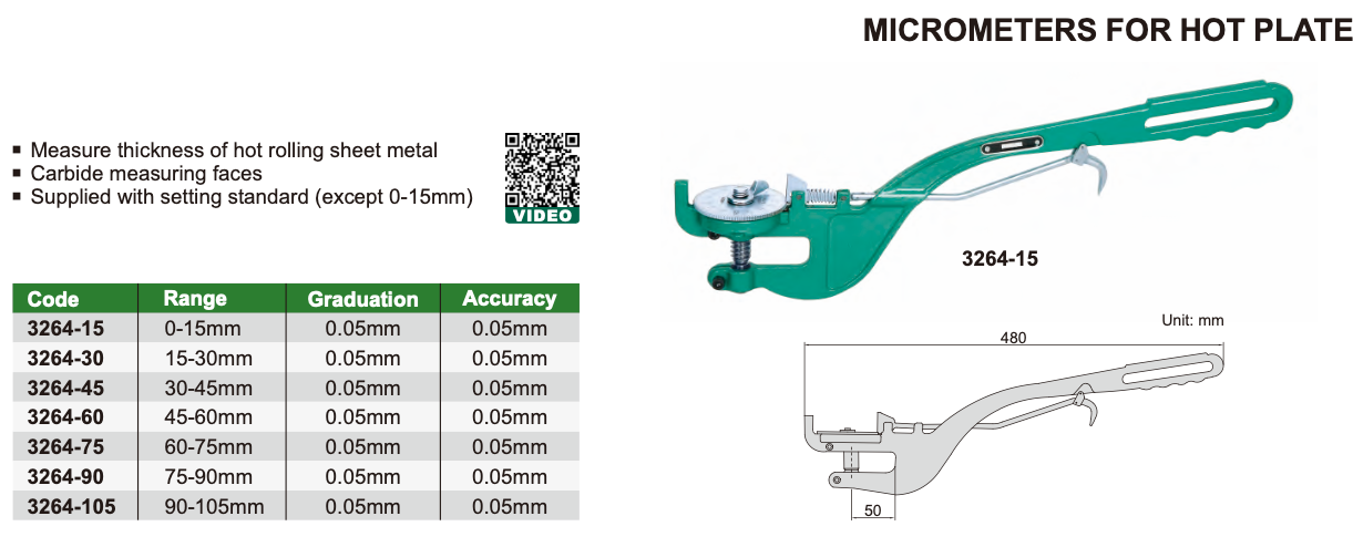 3264 - Μικρόμετρο hot plate