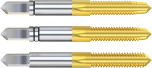 Hand Tap Set M-Metric - with TiN Coating - for Long Service Life