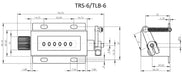 TRSL-6 - Counter Παλινδρομικό 6 ψηφίων - Αριστερό