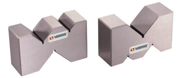 Ζεύγος V-Block Vertex V-5VA μεταλλικά, γκρι, με εγκοπή V για στήριξη κυλινδρικών τεμαχίων