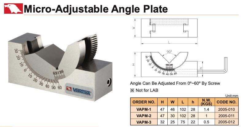 VΒLOCK Ρυθμιζόμενο με μοίρες Ακριβείας Vertex