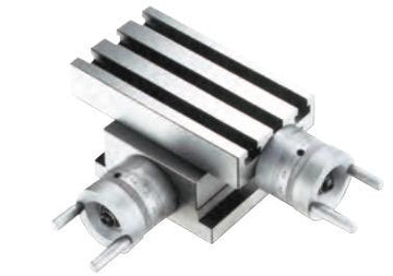 Τραπέζι φρέζας Vertex VCT-407 με τρεις αυλακώσεις T, μεταλλική βάση και δύο χειροστρόφαλους ρύθμισης