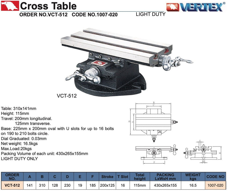 Τραπέζι Φρέζας Vertex