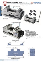 Μέγγενη Ακριβείας Self Centering CNC Vertex