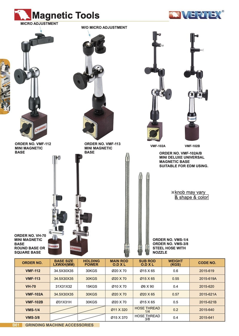 Μαγνητική Βάση Mini Vertex
