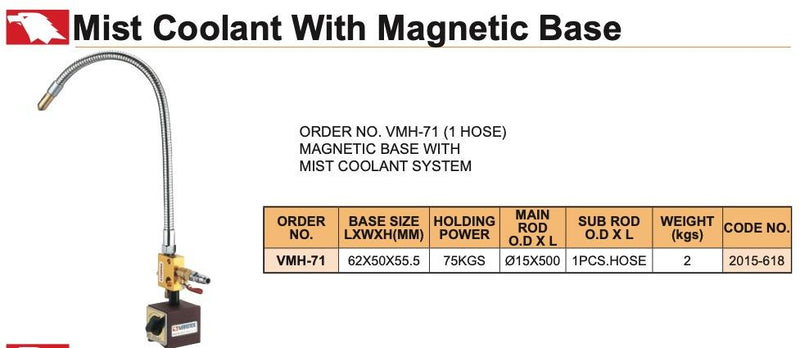 Σωληνάκι Σαπουνελαίου Νέφους με Αέρα & Μαγνητική Βάση Vertex