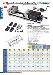 Μέγγενη Modular Υδραυλική Εργαλειομηχανης Vertex