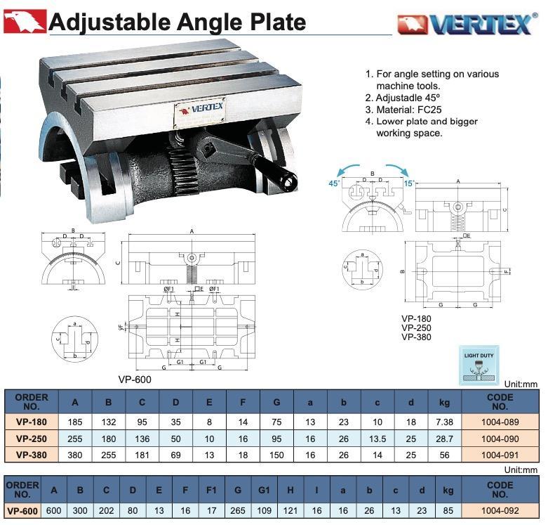 Επικλινόμενο Τραπέζι Vertex