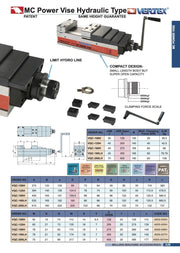 Μέγγενη CNC MC Power Υδραυλική Vertex