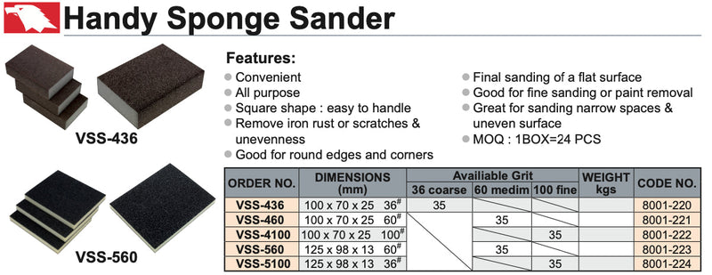 Σπόγγοι λείανσης Vertex