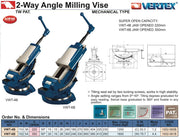 Mέγγενη Φρέζας 2 Αξόνων Super Open Vertex